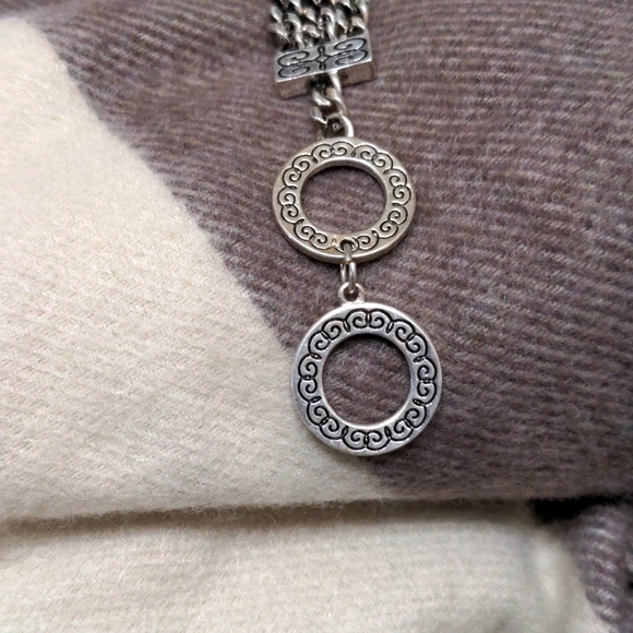 Premier Designs Women's Silver Chain Toggle Closure Watch - Picture 4 of 9